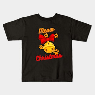 Meow Christmas Kids T-Shirt